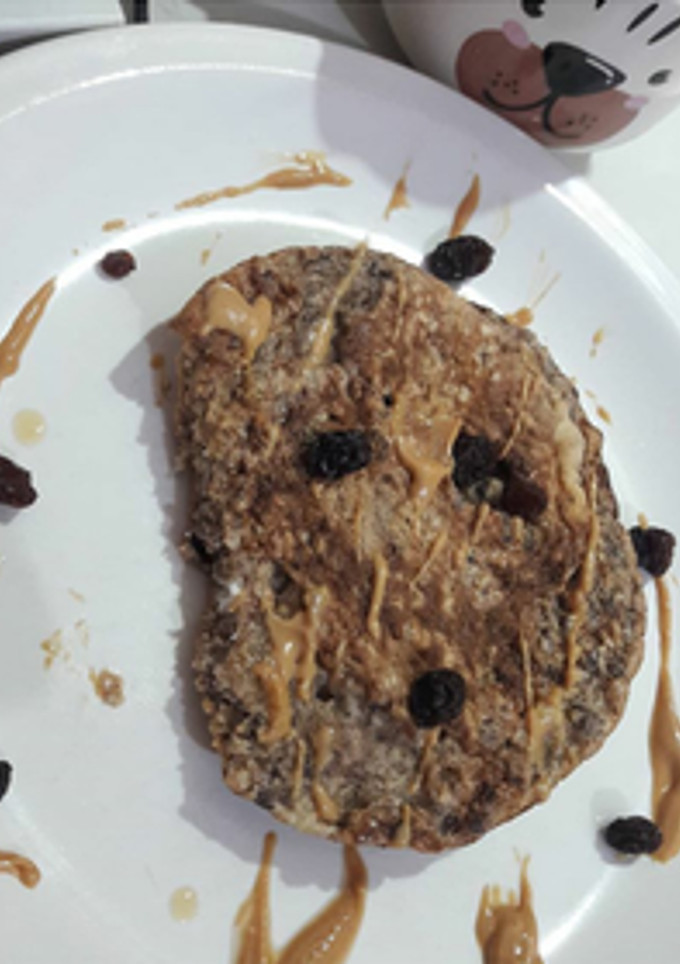 Una foto de Tortilla de avena proteica en 1.30'