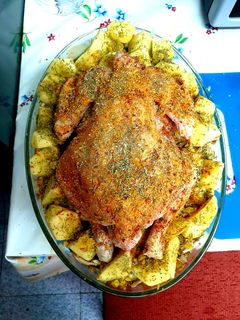 Una foto de Pollo al horno
