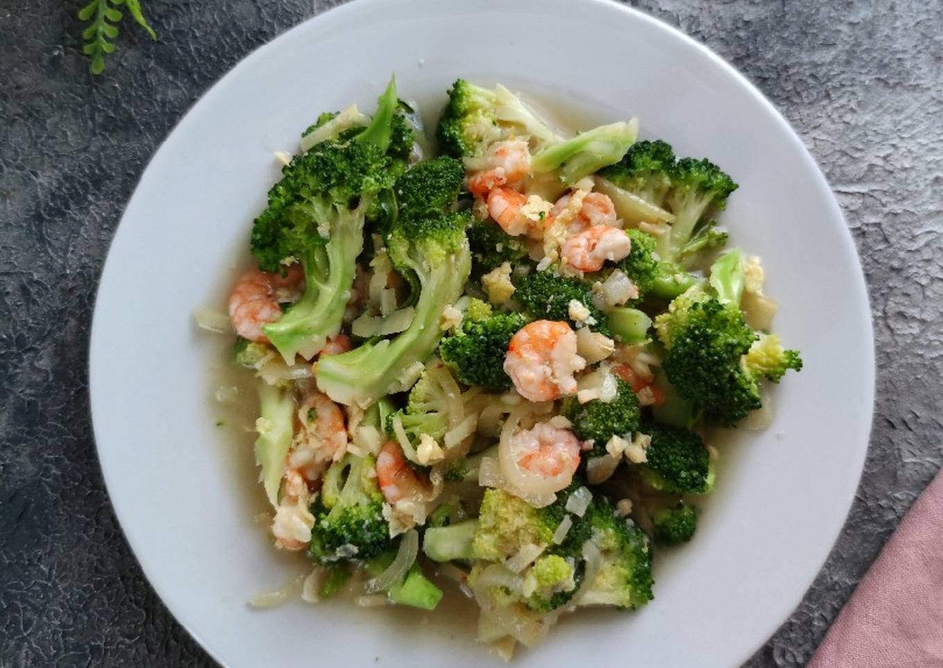 Cah brokoli udang