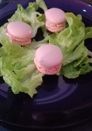 Une photo de Macarons jambon beurre