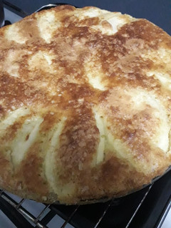 Una foto de Torta fácil de manzana verde