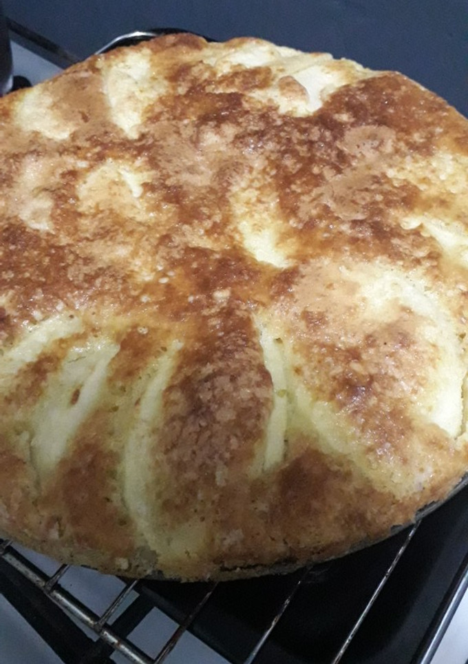 Una foto de Torta fácil de manzana verde