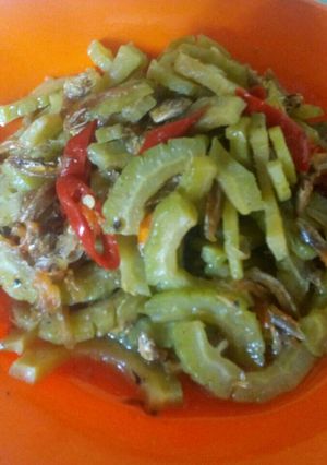 Foto resep Tumis Pare Ikan Teri 🐟