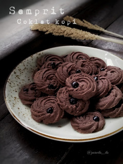 Foto resep Semprit coklat kopi