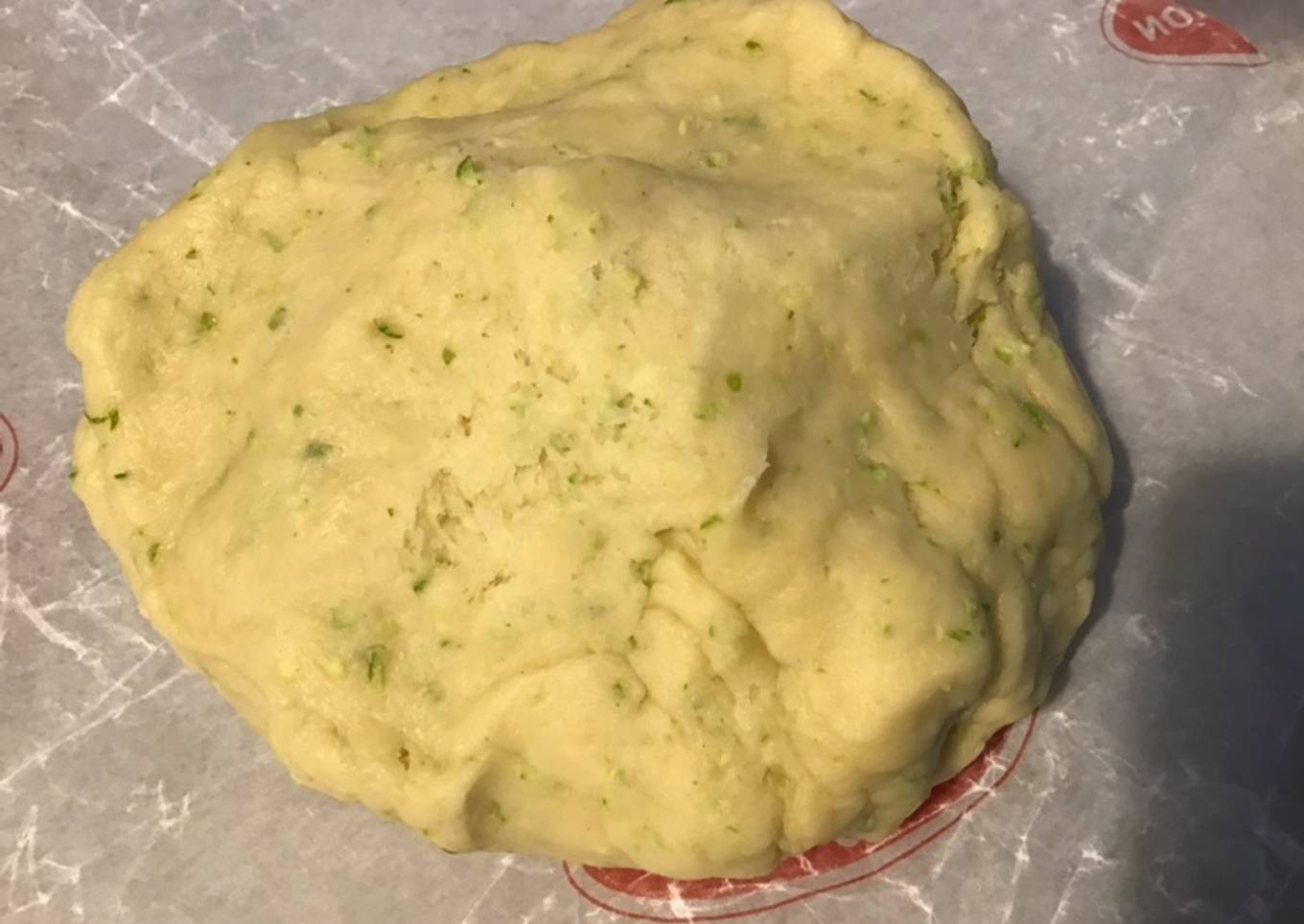 Pâte sablée au citron vert