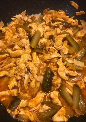 Pulyka tokány recept fotója