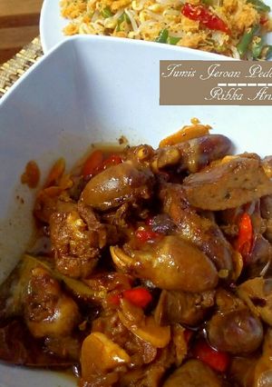 Foto resep Tumis Pedas Jeroan ayam (hati ampla jantung) no MSG