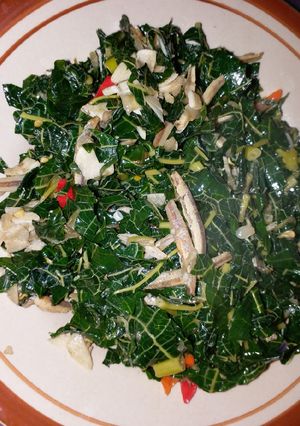 Foto resep Oseng Daun Pepaya Teri