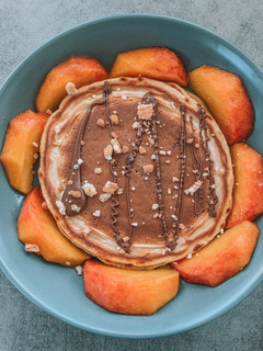 Φωτογραφία της συνταγής Pancakes με φρούτα