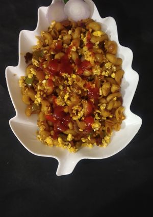 এগ মশালা পাস্তা (Egg masaala pasta recipe in Bengali) রেসিপির প্রধান ছবি