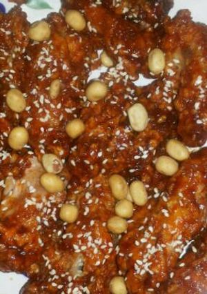 Foto resep Ayam Goreng Pedas Crispy ala Korea (Yangnyeom Chicken)