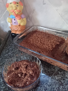 Una foto de Postre de choco - banana 🍫🍌 sin azúcar agregado
