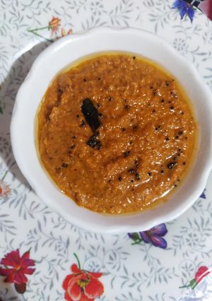 લાલ ચટણી (સ્પેશ્યલ ઢોસા માટે)(red chutney in Gujarati) રેસીપી મુખ્ય ફોટો