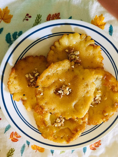 A picture of Milk powder Malpuas.