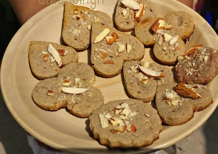 Simple Way to Make Homemade Kuttu(buckwheat),&amp; Water chestnut flour biscuits for fast