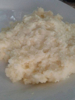 Una foto de Puré de papa cremosito