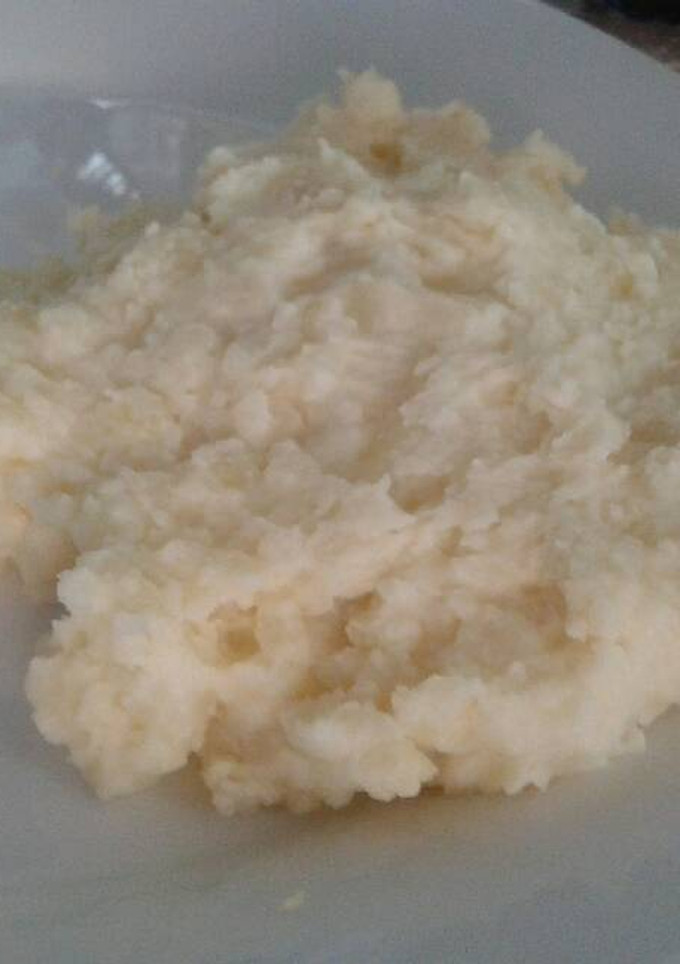 Una foto de Puré de papa cremosito