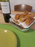 Empanadas de carne fritas bien jugosas