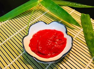 Hình của món Sốt gấc.