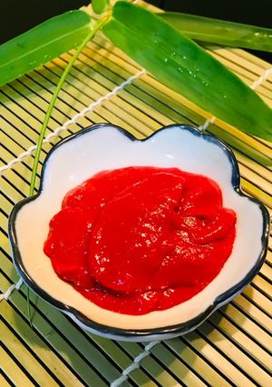 Hình của món Sốt gấc.