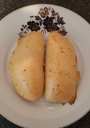 O poză a rețetei Portofele cu brânza de capră.