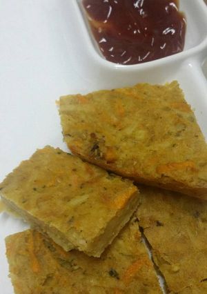 صورة لوصفة عجة بالبطاطس والجزر (صحية)