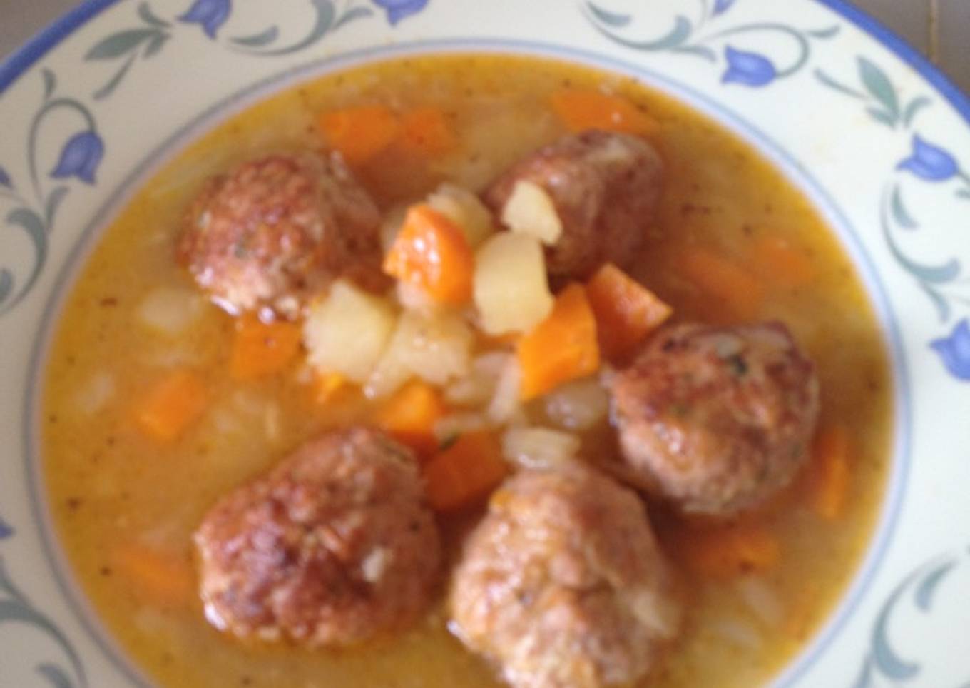 Albóndigas con calabacín y zanahoria