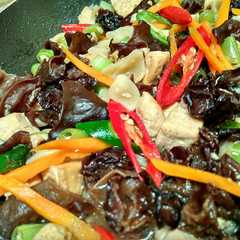 รูปของ Oseng campur jamur kancing saus tiram