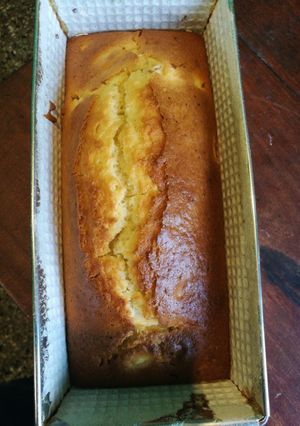 Una foto de Budín de pera❤