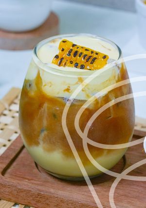 Foto resep Cheesy Corn Latte