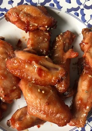 รูปของ ปีกไก่อบซอส (อาหารเด็ก)