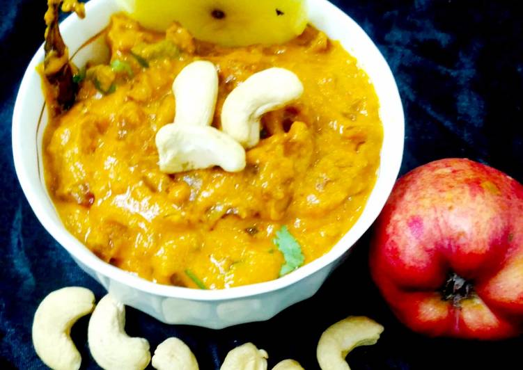 How to Prepare Super Quick Homemade Shahi Apple Curry