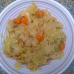 A picture of Grated cabbage meal.