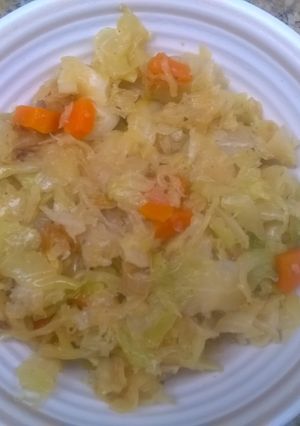 A picture of Grated cabbage meal.