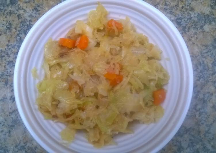 Grated cabbage meal