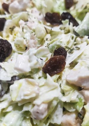 Una foto de Ensalada de puerros