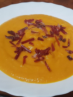 Una foto de Crema de zanahoria