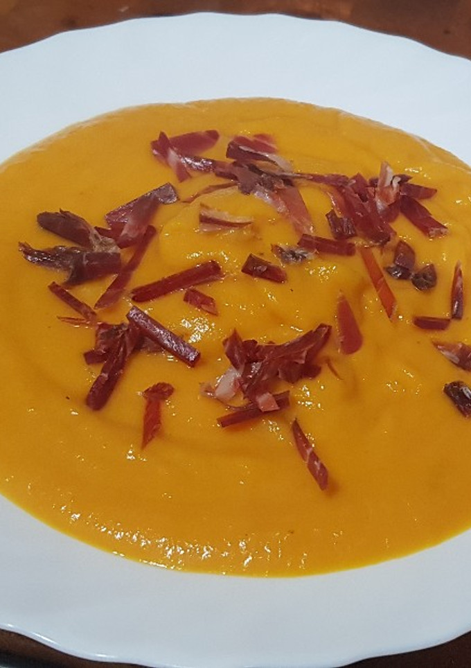 Una foto de Crema de zanahoria