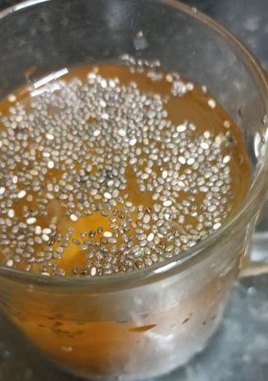 A picture of Moringa Chia Seeds Juice.