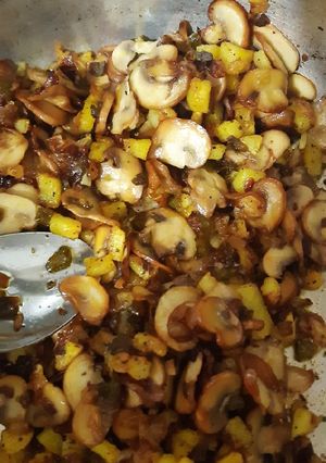 عکسی از دستور خوراک قارچ