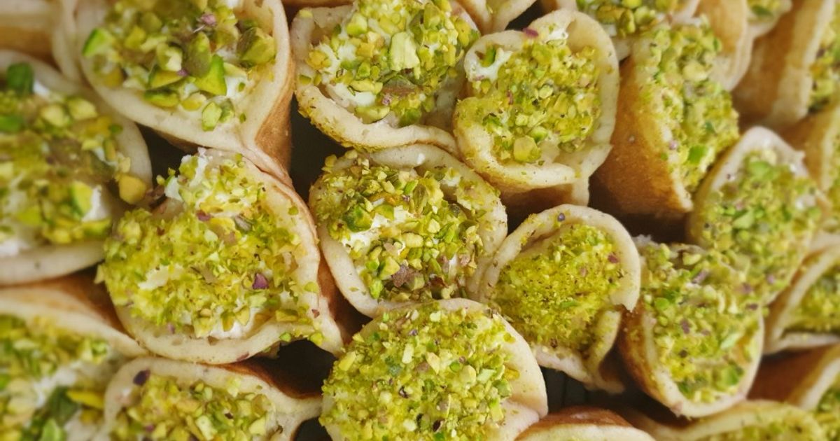Atayef Asafiri With Cream Recipe By Abo Anoor