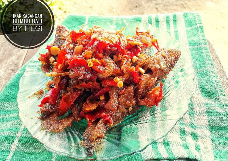 Resep Ikan Kacangan Bumbu Bali yang Enak Banget