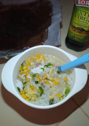 Foto resep Sup jagung telur (MPASI 11+)