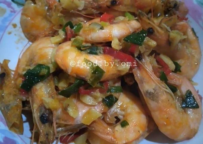 Udang Goreng Mentega versi cepat