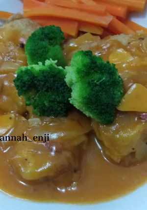 Foto resep Stiek ayam saus lada hitam