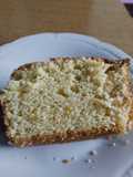 Budín de claras de limón
