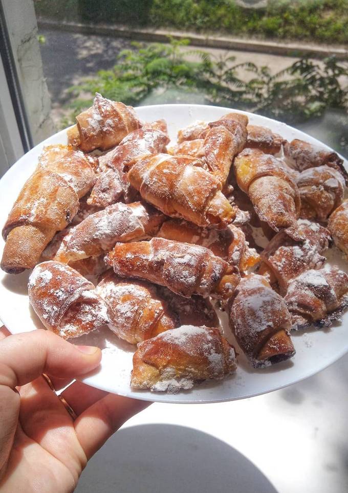 Рогалики з абрикосовим джемом🍪