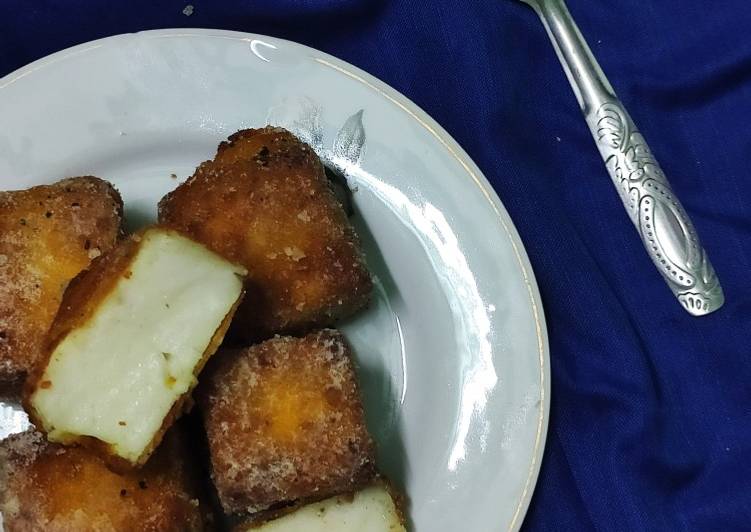 How to Make Delicious Fried milk / Leche frita