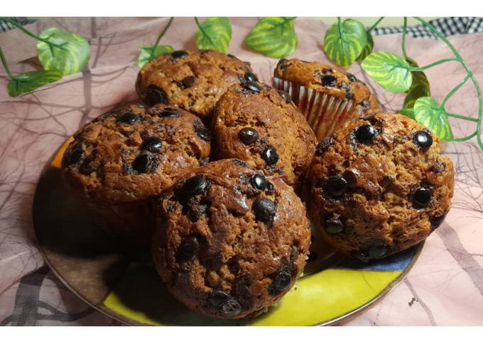 Banana Muffin tanpa mixer