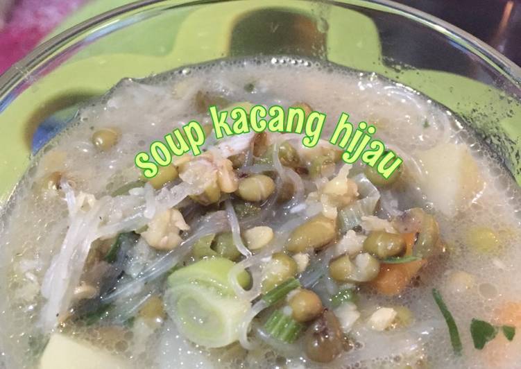Resep Soup kacang hijau 14m mpasi yang Menggugah Selera